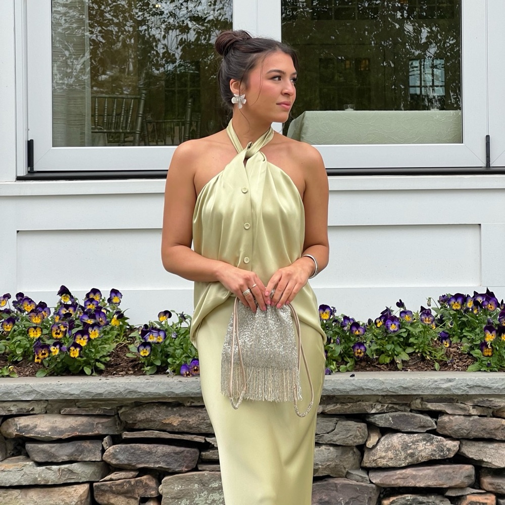 Nanushka satin set